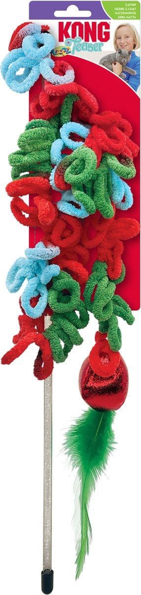 KONG Holiday Loopz Teaser Cat Toy