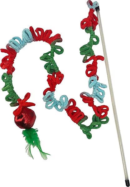 KONG Holiday Loopz Teaser Cat Toy