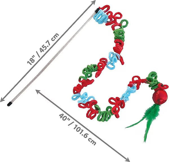 KONG Holiday Loopz Teaser Cat Toy