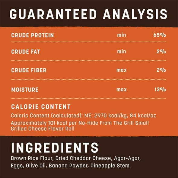 Earth Animal No Hide Rolls Grilled Cheese Flavor Dog Chews