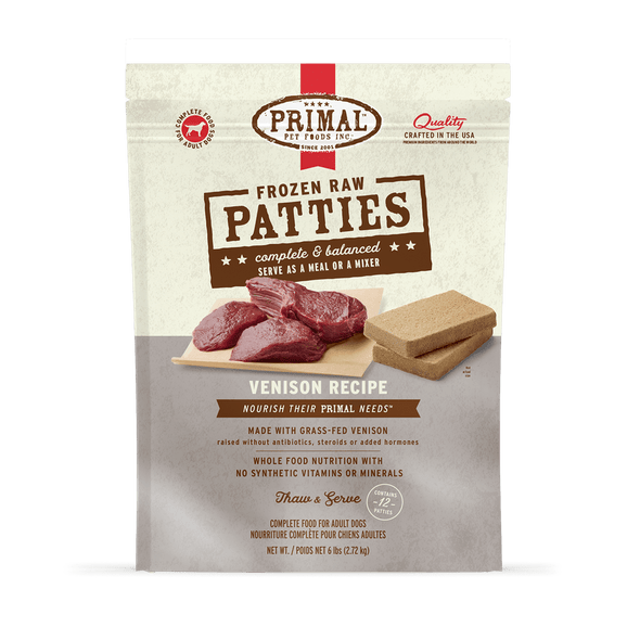 Primal Raw Frozen Venison Formula For Dogs