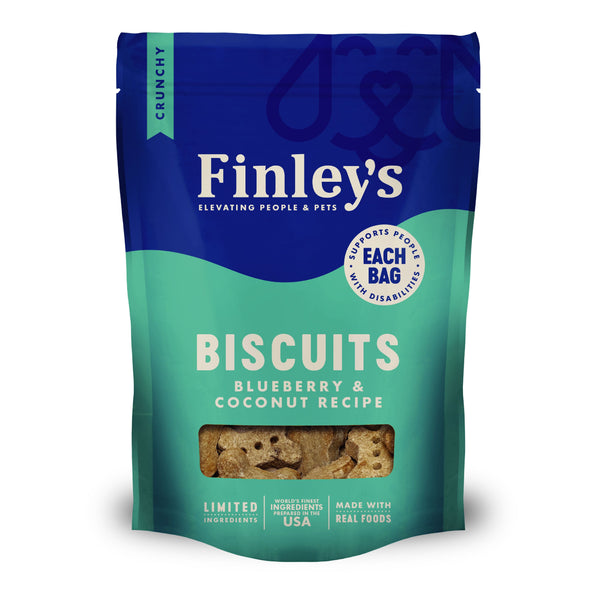 Finley's Barkery Blueberry Coconut Crunchy Biscuits