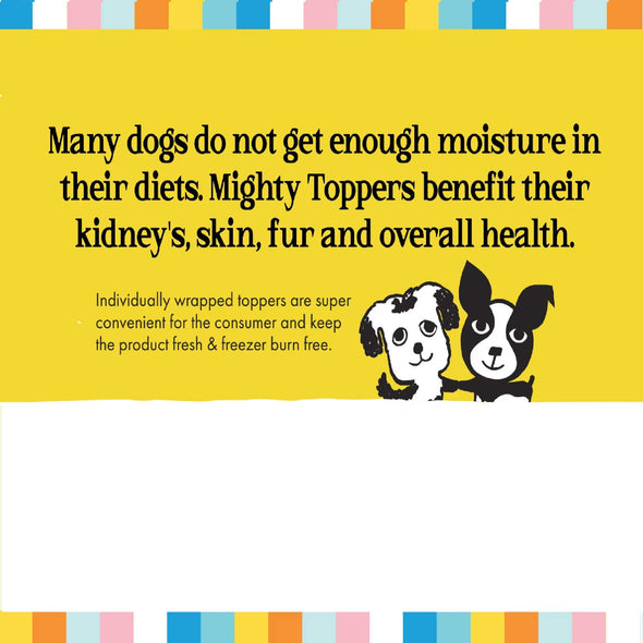 The Bear & The Rat Goat Milk Mighty Toppers Dog Food (6 pack)