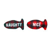 Pearhead Naughty or Nice Plush Catnip Holiday Cat Toys (2 pack)
