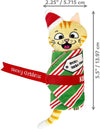 KONG Holiday Pull-A-Partz Present Plush Cat Toy
