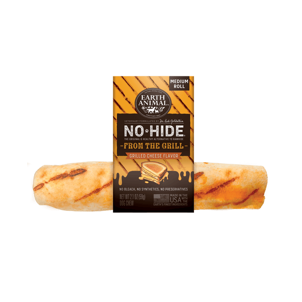 Earth Animal No Hide Rolls Grilled Cheese Flavor Dog Chews