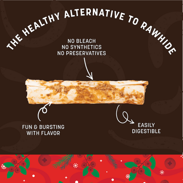 Earth Animal No Hide Rolls Holiday Feast Recipe Dog Chews