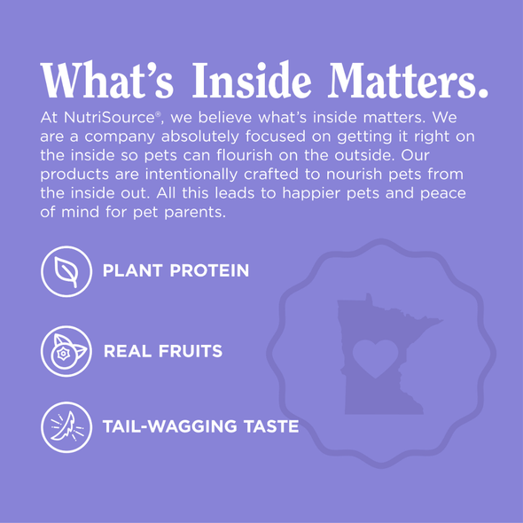 NutriSource Nutty Butter Bites Almond Butter & Cranberry Dog Treats