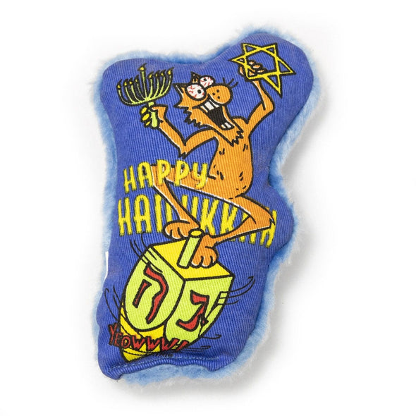 Yeowww! Hanukkah Dreidel Krinkle Holiday Catnip Cat Toy
