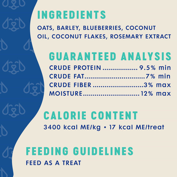 Finley's Barkery Blueberry Coconut Crunchy Biscuits