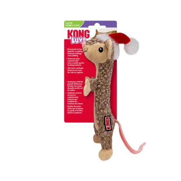 Kong Holiday Cat Luvs Mouse Plush Cat Toy