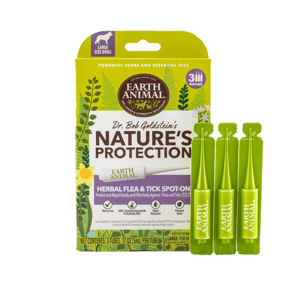 Earth Animal Nature's Protection™ Flea & Tick Herbal Spot-On for Large Dogs