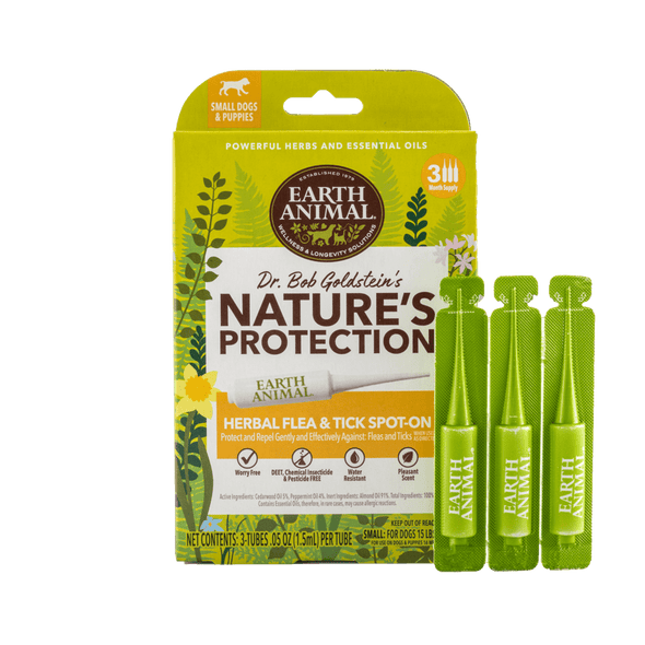 Earth Animal Nature's Protection™ Flea & Tick Herbal Spot-On for Small Dogs & Puppies